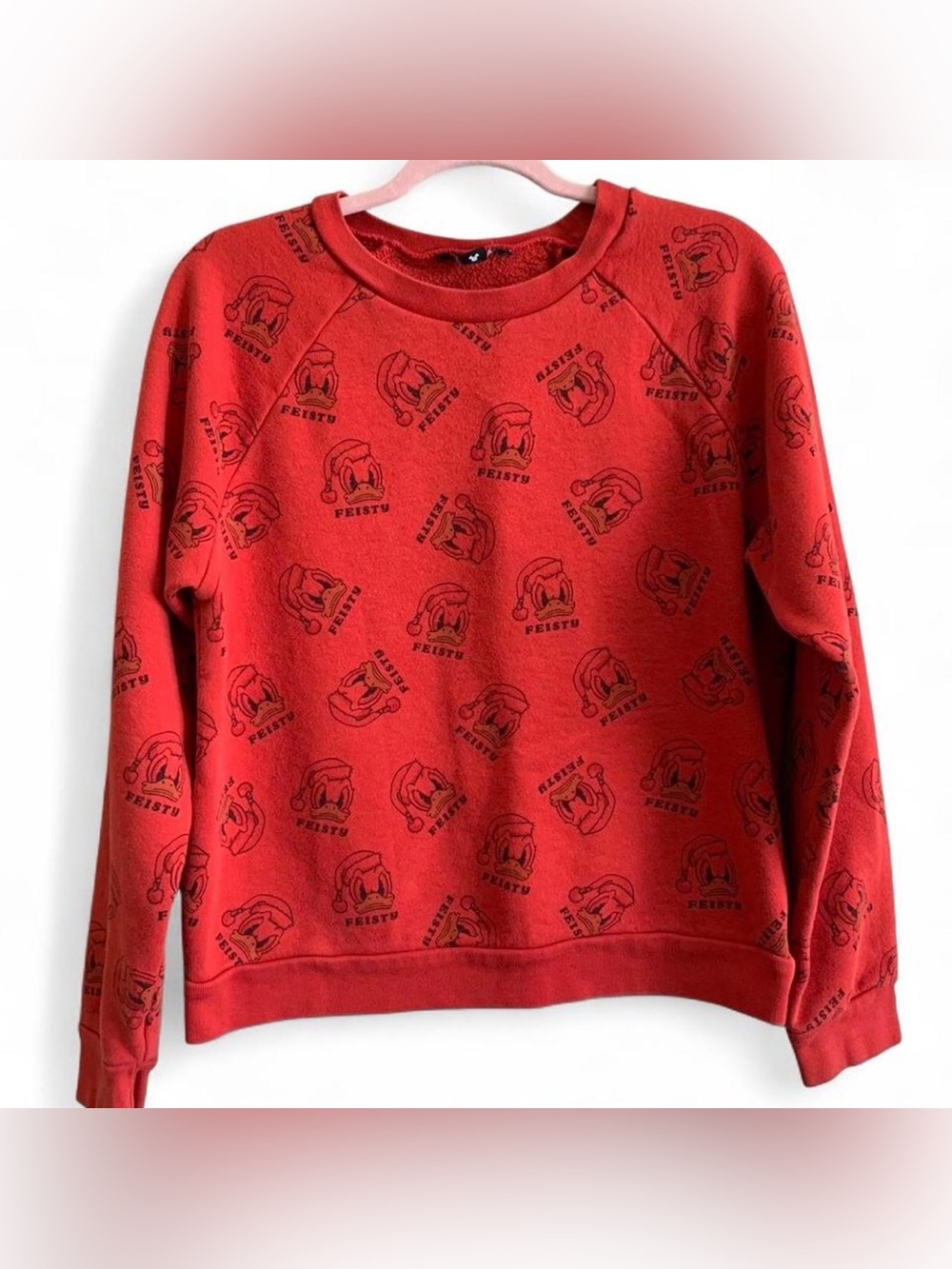 Red Disney Holiday Sweatshirt AE Size Medium